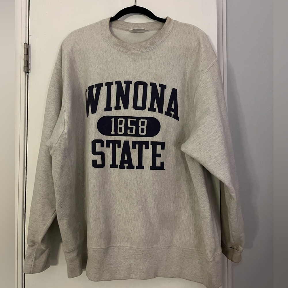 Winona State Oversized Crewneck